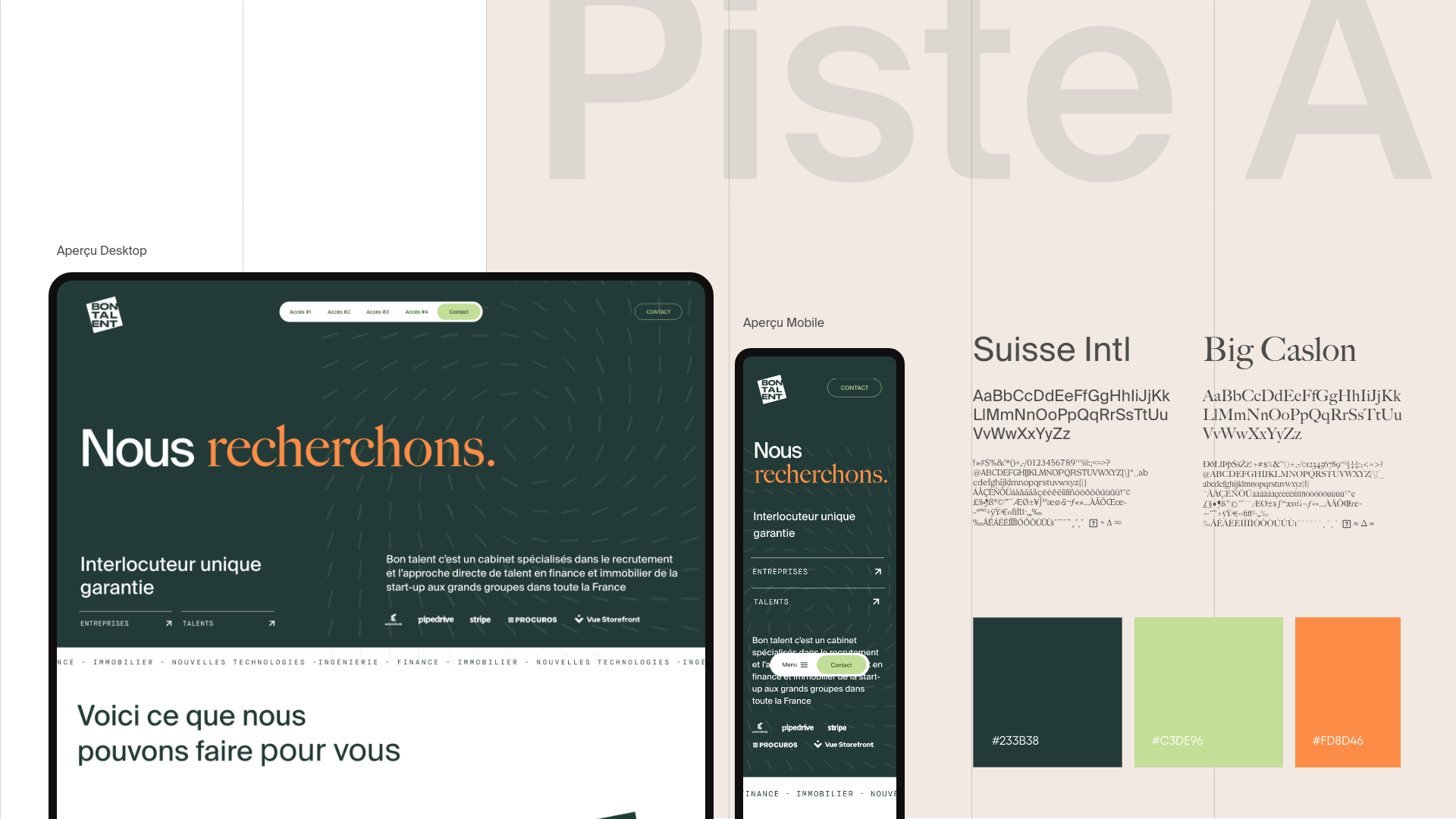 Bon Talent - Nouvelle identité visuelle